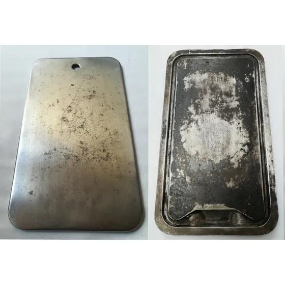 Plancha De Aluminio Con Tapa (hierro) Para Asar