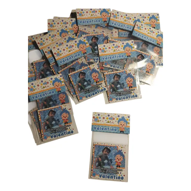 Souvenirs Iman De 5x5 Cm Con Etiqueta Personalizada 20 Uni.