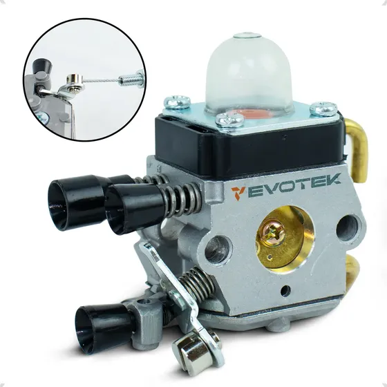 Carburador para Roçadeira Compatível com Stihl Fs75 Fs80 Fs85 Ka85 Completo Evotek