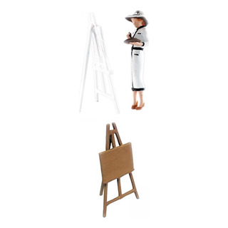 3 Figuras A Escala 1/64, Pintor, Artista, Escena De Tren, 3 Figuras A Escala 1/64, Pintor, Artista, Escena De Tren,