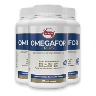 Suplemento En CĂĄpsulas Vitafor Ămega 3 X 120g Suplemento En CĂĄpsulas Vitafor Ămega 3 X 120g