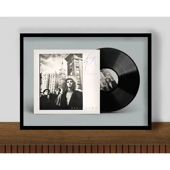 Cuadro Soda Stereo Doble Vida 30x42cm Listo P Colgar