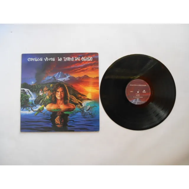 Carlos Vives La Tierra Del Olvido Lp Vinilo Colombia 1995