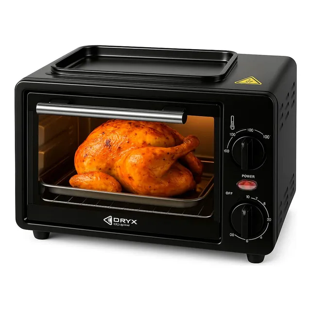 Hornito Eléctrico Oryx 10l Horno Eléctrico 1000w Negro