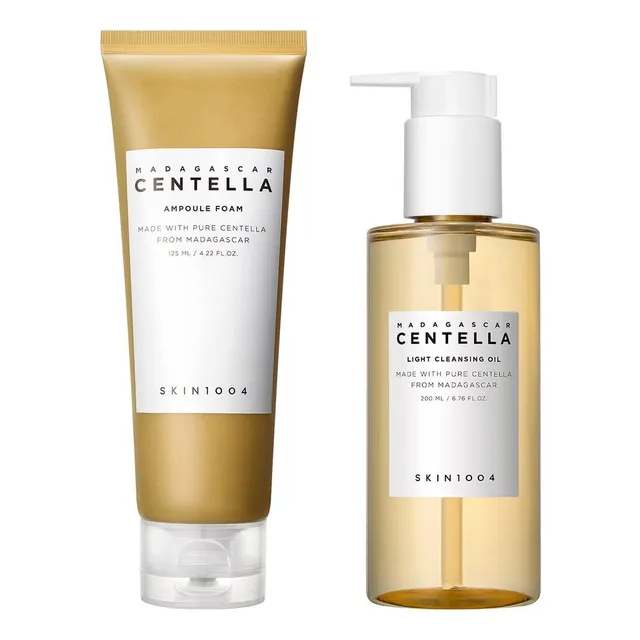 Skin1004 Madagascar Centella Double Cleansing Duo Set 2 Pzs Momento De Aplicación Día/noche Tipo De Piel Todo Tipo De Piel