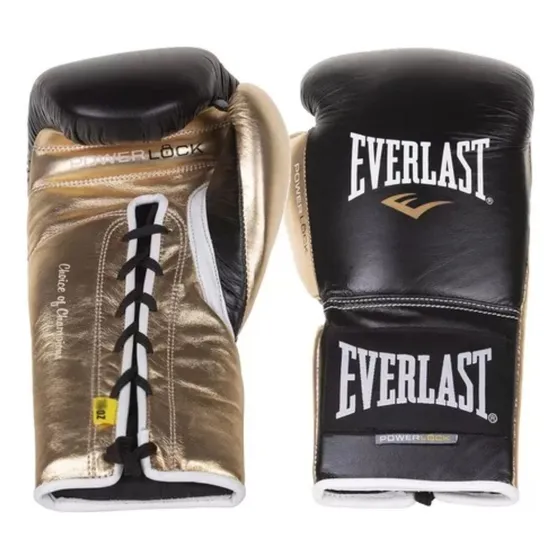 Luva De Treino Boxe Muay Thai Everlast Powerlock 18oz