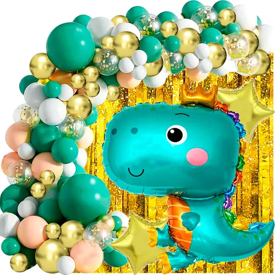 50 Art Globo Dinosaurio Bebe Corona Babysaurus 1 Año Deco781