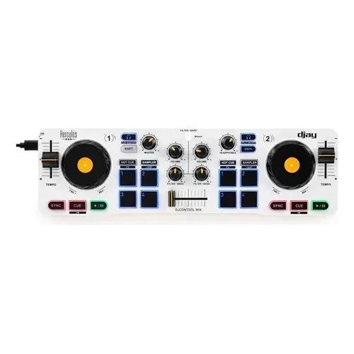 Mezclador Mixer Hercules Para Dj Djcontrolmix Pc Teléfono