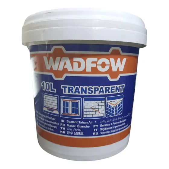 Sellador Transparente Resistente Agua Wadfow  / 10 Litros