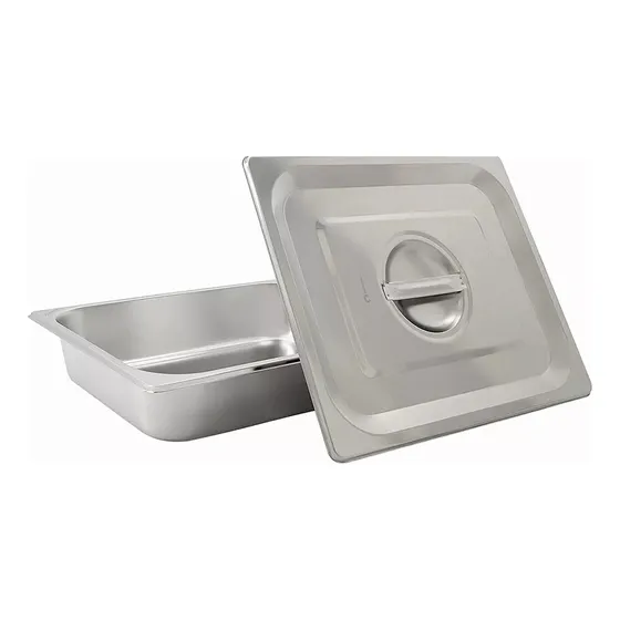 Inserto Acero Inoxidable 1/2 15cm Con Tapa Shorbull