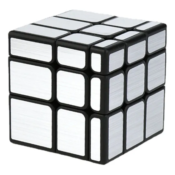 Cubo Mirror 3x3x3 Marca Moyu Meilong Color Plateado