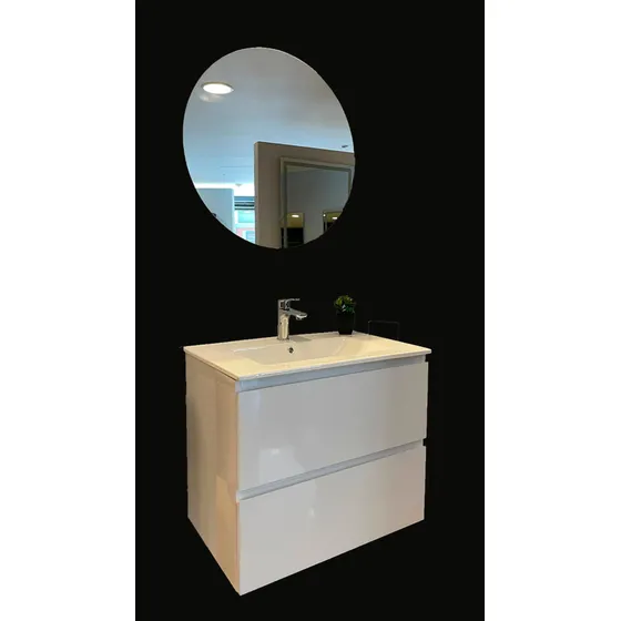 Conjunto Completo: Mueble De Baño De 60cm. Modelo White