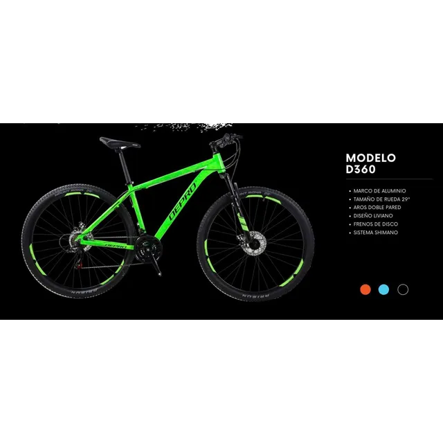 Bicicletas Depro Aro 29, Accesorios Shimano.