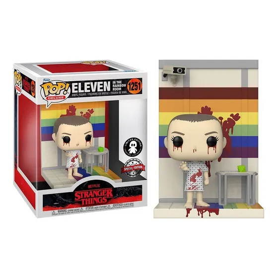 Figura de acción Eleven In the Rainbow Room 62386 de Funko Pop! Deluxe
