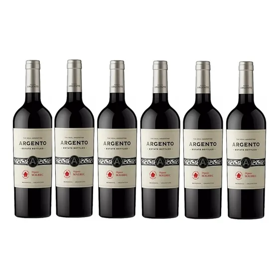 Vino Argento Estate Malbec Orgánico X6