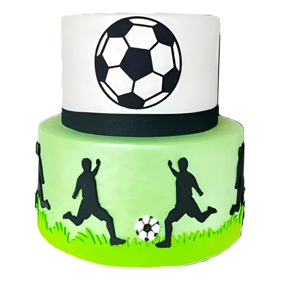 Bolo Fake Maquete Tema Futebol Mod3 Com Detalhes Eva Em