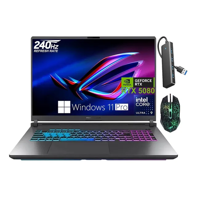 Laptop Para Juegos Asus Rog Strix G18, 18  2.5k 240hz, Rtx