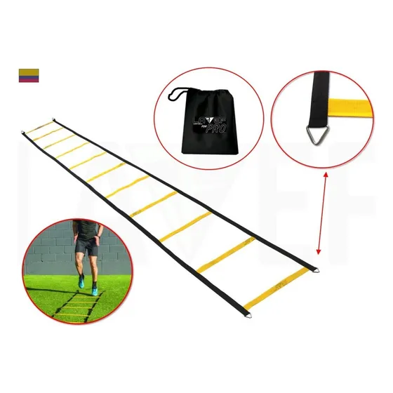 Escalera De Agilidad Coordinación Entrenamiento 10pasos 4mt