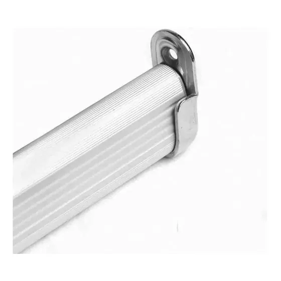 Tubo Para Closet Ovalado De Aluminio Acanalado