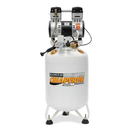 Compressor Odontológico Bpo 60l  Insento De Óleo  Chiaperini