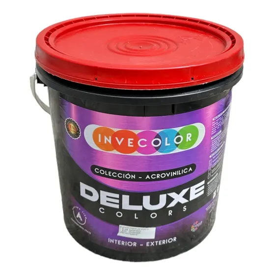 Pintura Blanco Mate Lavable Cuñete Clase A Deluxe 