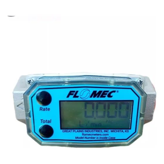 Medidor Digital En Acero Inoxidable 316 De 1  Gpi/flomec