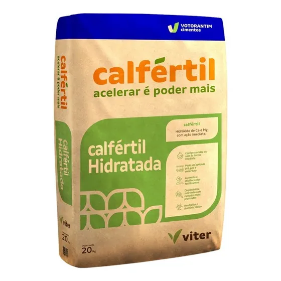 20kg Calcário Agrícola Calfértil Itaú Corretor De Solo - limite de 2 unidades por compra.