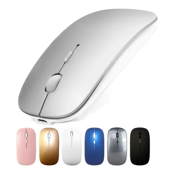 Mouse Inalámbrico Recargable Ergonómico 2.4g Nuevo.