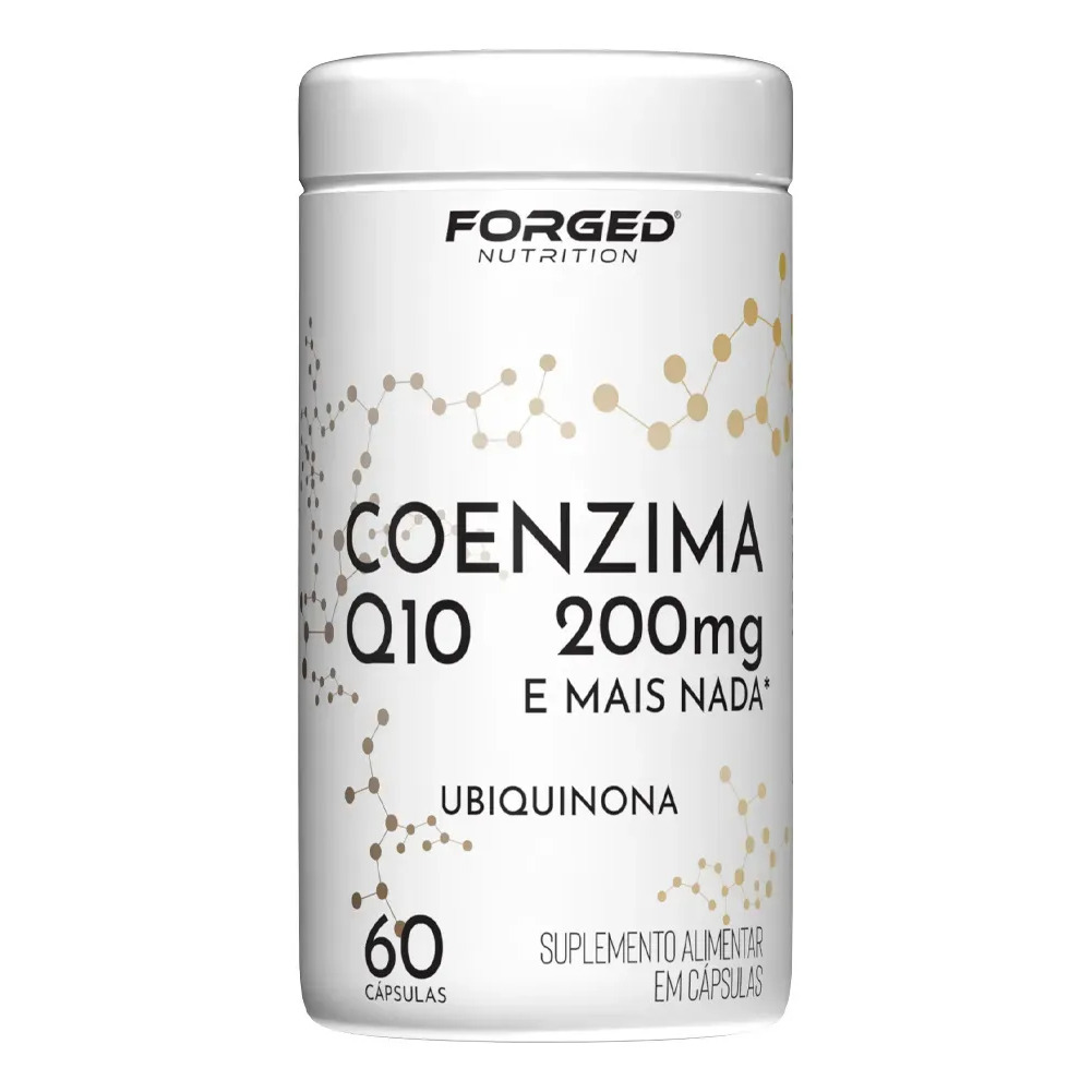Coenzima Q10 200mg Pura Alta Concentração 60 Cápsulas - Forged Nutrition