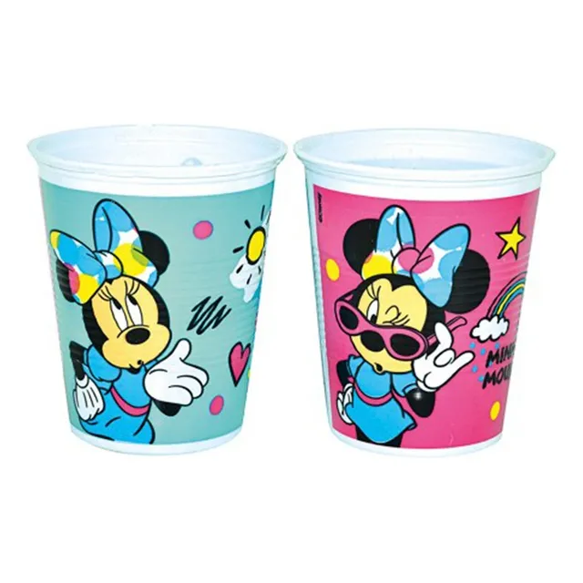 Cotillón Vaso Descartable X 8 Minnie