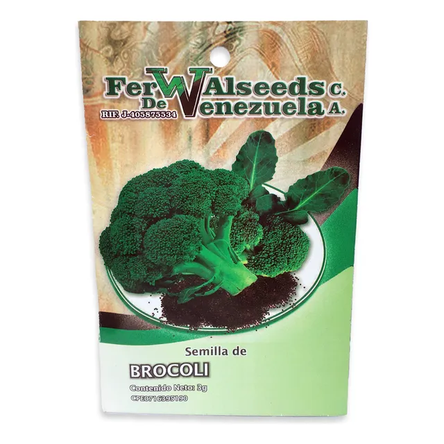 Semillas Brocoli 3g. Pack De 3 Sobres
