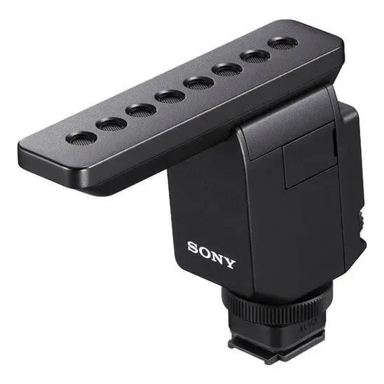 Micrófono Sony ECM-B1m para cámara digital tipo escopeta, color negro | Cuotas sin interés