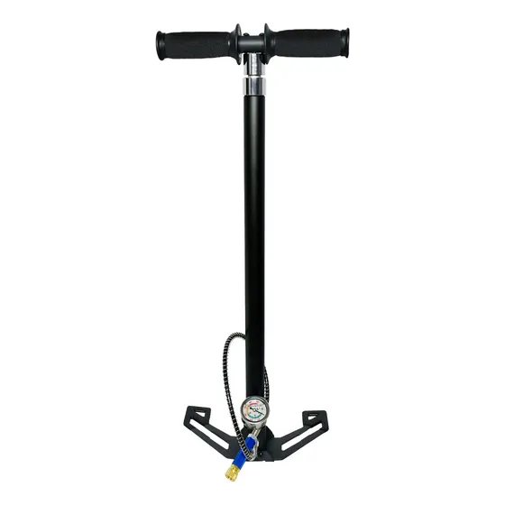 Bombín Pcp 4 Etapas 4500 Psi Inflador Pcp Bombín Neumáticos Color Negro