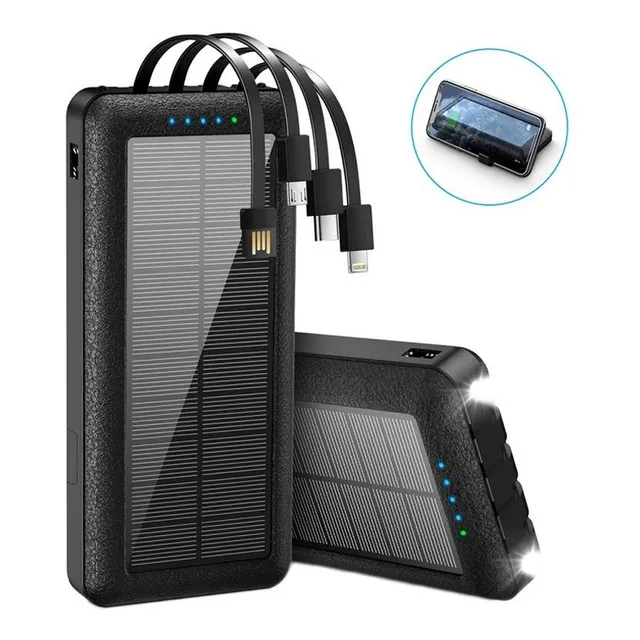 Cargador Portátil Power Bank Solar Cargador Celular 20000mah