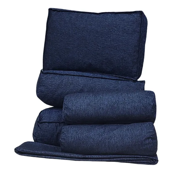 Kit Para Diván De Funda Y Cinco Almohadones En Chenille