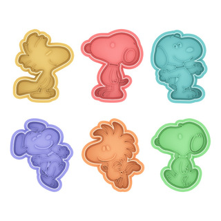 Cortadores De Galletas Snoopy Y Woodstock 5 Cm Minis Cortadores De Galletas Snoopy Y Woodstock 5 Cm Minis