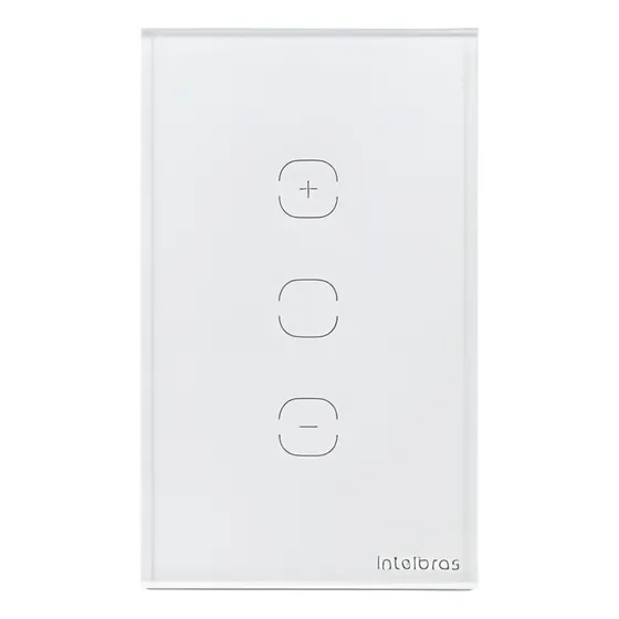 Llave De Luz Intelbras Touch Dimmer Wifi Izy Blanca