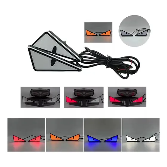 2pz Luces Led Motocicleta Direccionales Ojos Diabólico Dise