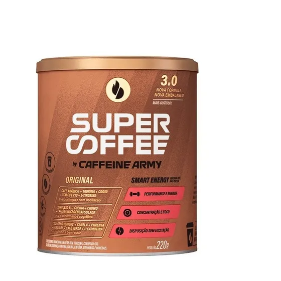 Super Coffee Café Termogênico 220g - Caffeine Army