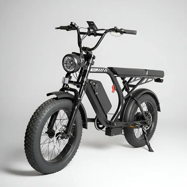 Nado K3 Bicicleta Elétrica Scooter 750w Bike Aro20 Lítio 48v Preto