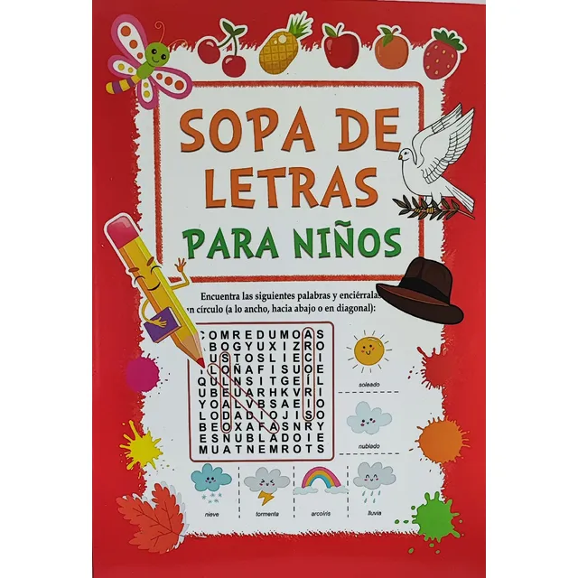 Sopa De Letras Para Niños Deportes Colore Números