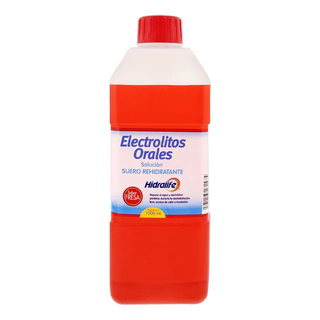 Hidralife Electrólitos Orales Suero Rehidratante Fresa