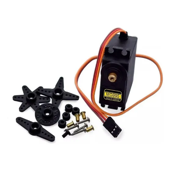 Servo Motor Mg995 Engr Metálica 55g 13/15kg Arduino Projetos