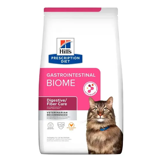 Alimento Hill's Prescription Diet Gastrointestinal Biome para gato | Cuotas sin interés