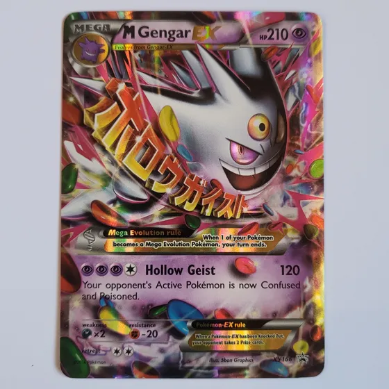 Mega Gengar Ex Xy166 Promo Ultra Raro Pokemon Tcg