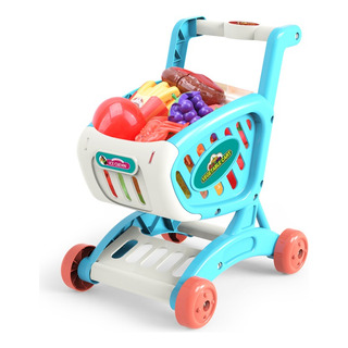 Carrito De Compras Supermercado De Juguete Con 15 Frutas W Carrito De Compras Supermercado De Juguete Con 15 Frutas W