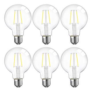 Bombilla Led Edison G25 Regulable De 5w, Equivalente A 60w, Bombilla Led Edison G25 Regulable De 5w, Equivalente A 60w,