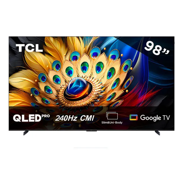 Pantalla Tcl 98 Pulgadas Smart Google Tv 4k Uhd Hdr Qled - Excelente (Reacondicionado)