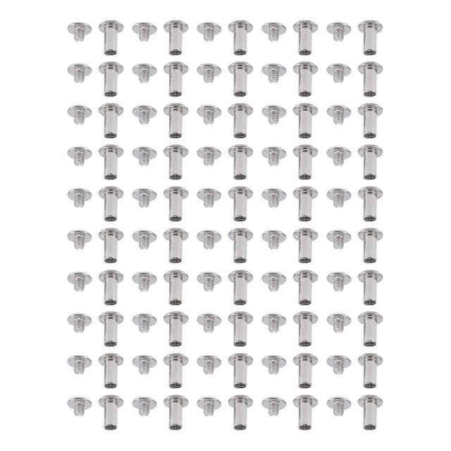 Tornillos M5, 50 Juegos De Tornillos Chicago, Redondos Y Pla