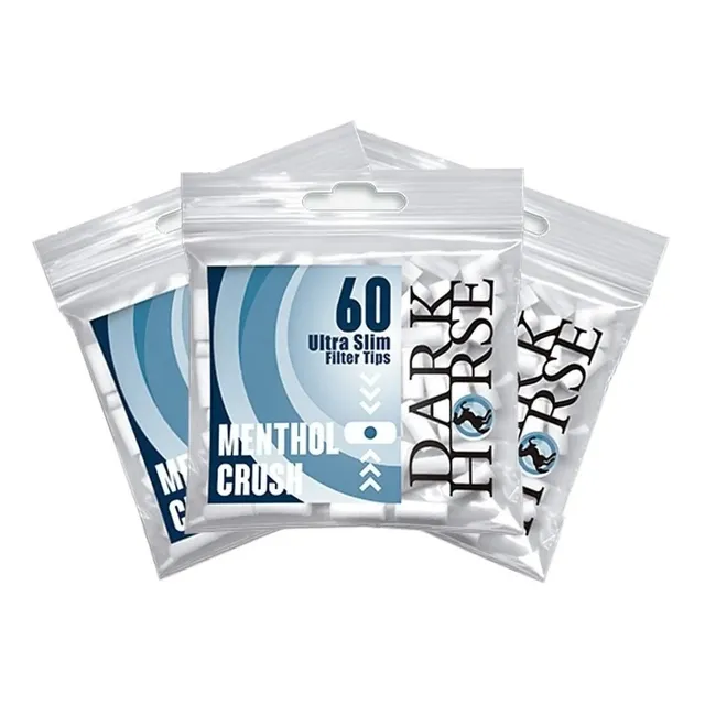 3 Bolsas Filtros Click Dark Horse Mentol De 60 Unidades 